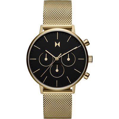 MVMT Watch Legacy Traveler - Gold Brown