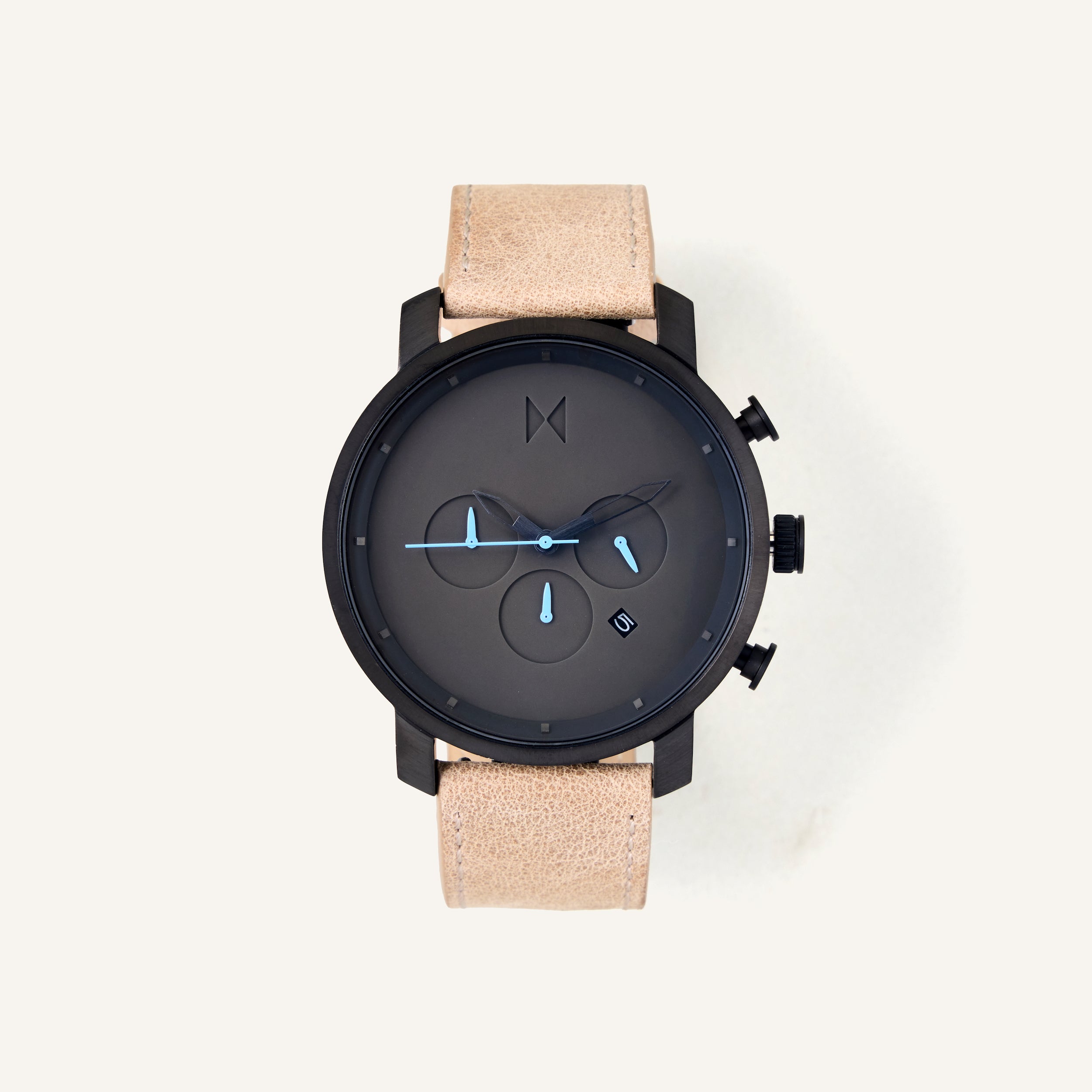 MVMT Watch Chrono Sandstone - Black & Brown | Available at 