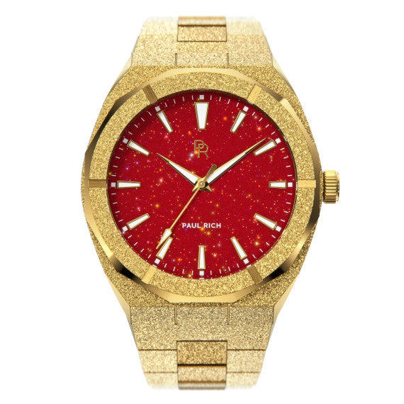 Paul Rich Watch Frosted Star Dust | Red Gold | 45mm | Watches Of