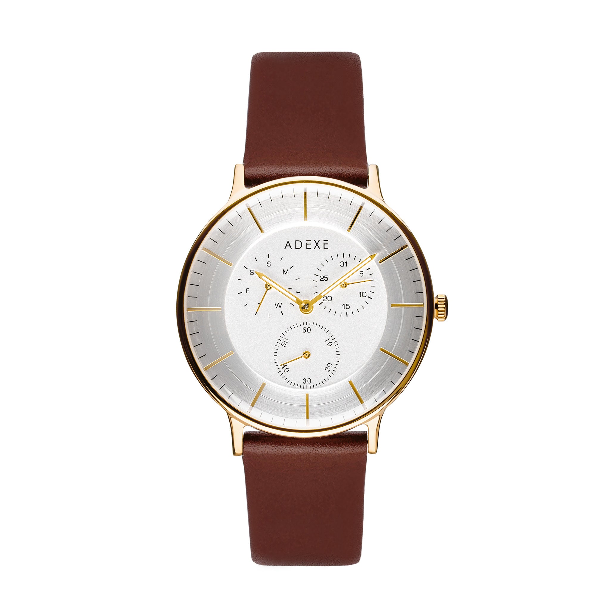 ADEXE watch THEY Grande Gold & Brown 2.0