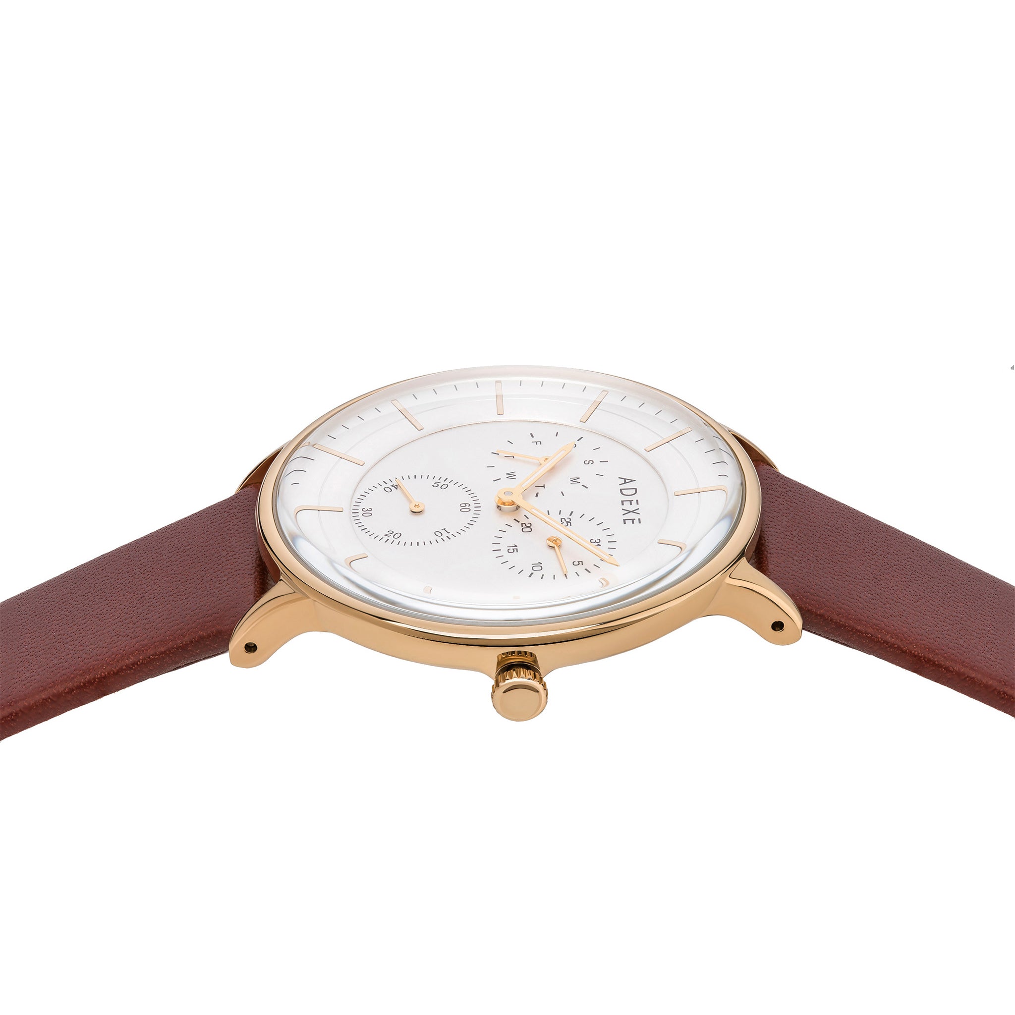 ADEXE watch THEY Grande Gold & Brown 2.0