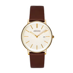 ADEXE watch Meek Grande Gold & Brown