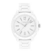 Coach Watch Kitt White & Crystal Markers 14504407