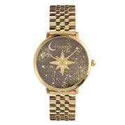 Olivia Burton Watch Celestial 35mm Nova Slim Mushroom & Gold Bracelet  24000079