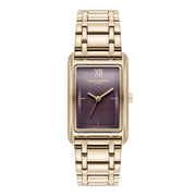Olivia Burton Watch Grove Midnight Plum & Rose Gold Bracelet 24000196