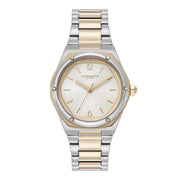 Olivia Burton Watch Sports Luxe 33mm Hexa White & Two Tone Bracelet 24000233