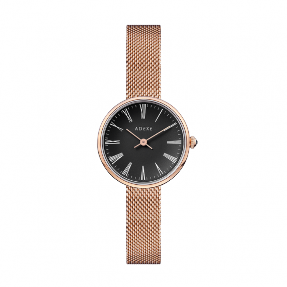 ADEXE Watch Mini Sistine Petite Rose Gold & Black