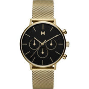 MVMT Watch Legacy Traveler - Gold Brown