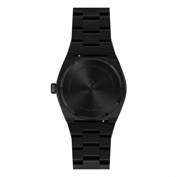 Paul Rich Watch Frosted Signature -  Baron's Black