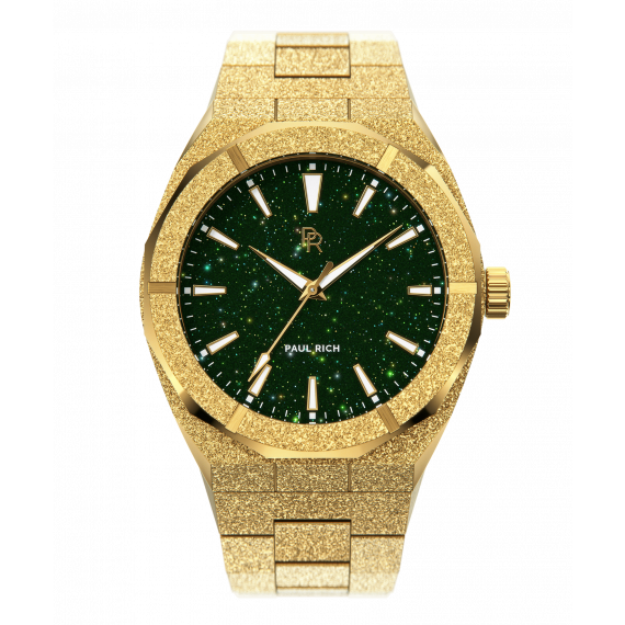 Paul Rich Watch Frosted Star Dust - Green Gold