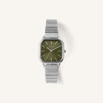 Breda Esther Unisex Watch of Silver/Moss Stainless Steel, 26mm, 1735A