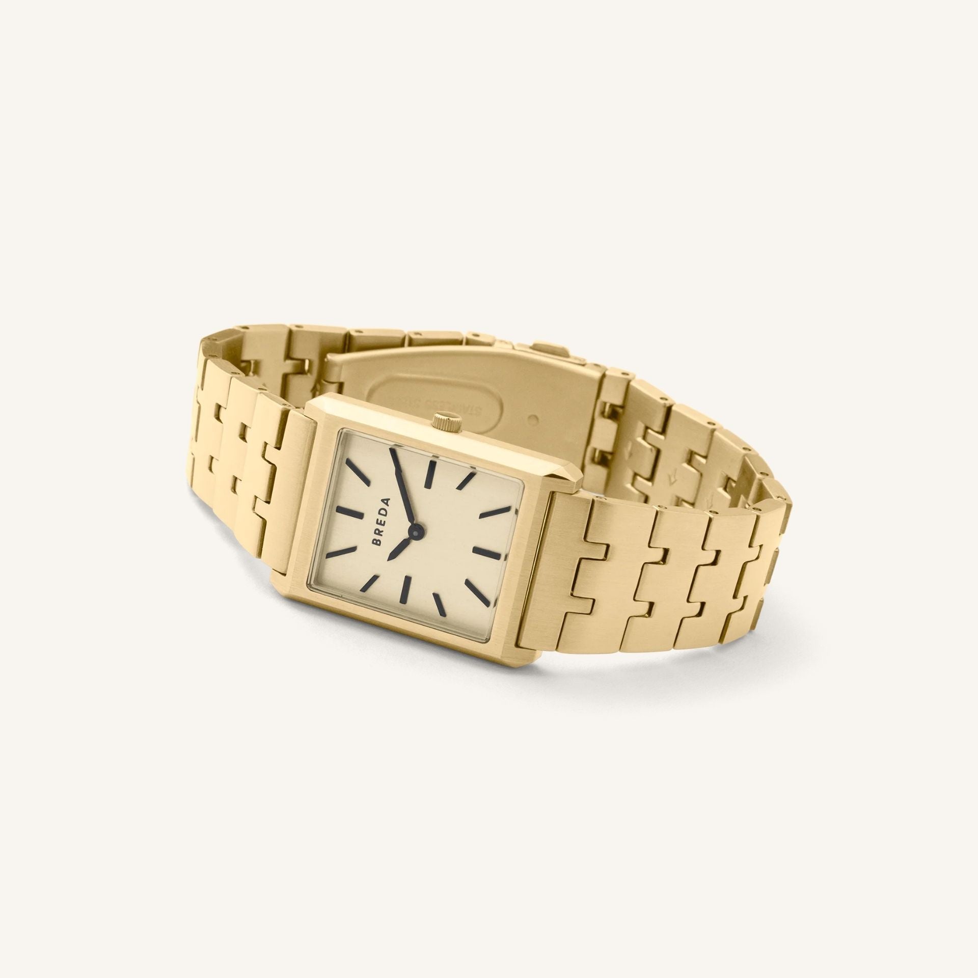 Breda Virgil Metal Unisex Watch of Gold/Champagne Stainless Steel, 26mm, 1740B