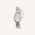 Breda Jane Tethered Unisex Watch of Silver/Silver/Pearl Stainless Steel, 23mm, 1741M
