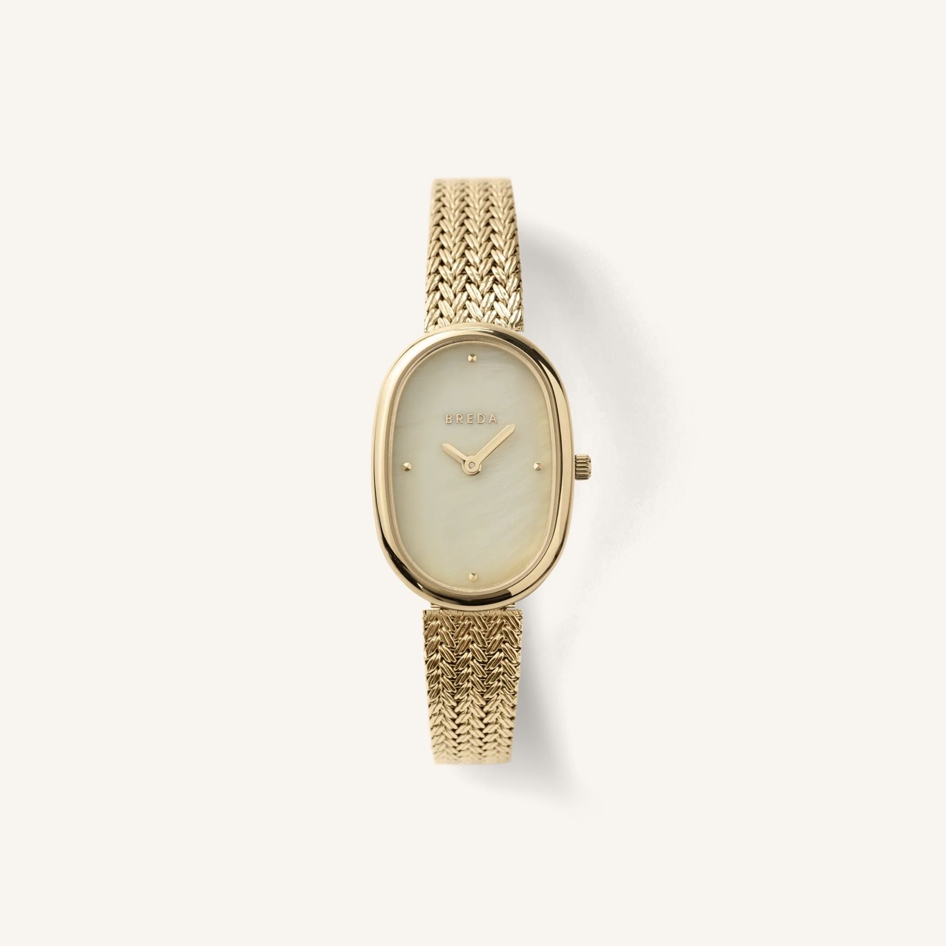 Breda Jane Tethered Unisex Watch of Gold/Gold/Champagne Stainless Steel, 23mm, 1741N