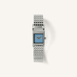 Breda Revel Unisex Watch of Silver/Silver/Sky Stainless Steel, 18mm, 1746A
