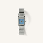 Breda Revel Unisex Watch of Silver/Silver/Sky Stainless Steel, 18mm, 1746A