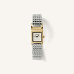 Breda Revel Unisex Watch of Gold/Silver/Ivory Stainless Steel, 18mm, 1746D