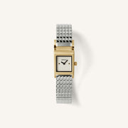 Breda Revel Unisex Watch of Gold/Silver/Ivory Stainless Steel, 18mm, 1746D