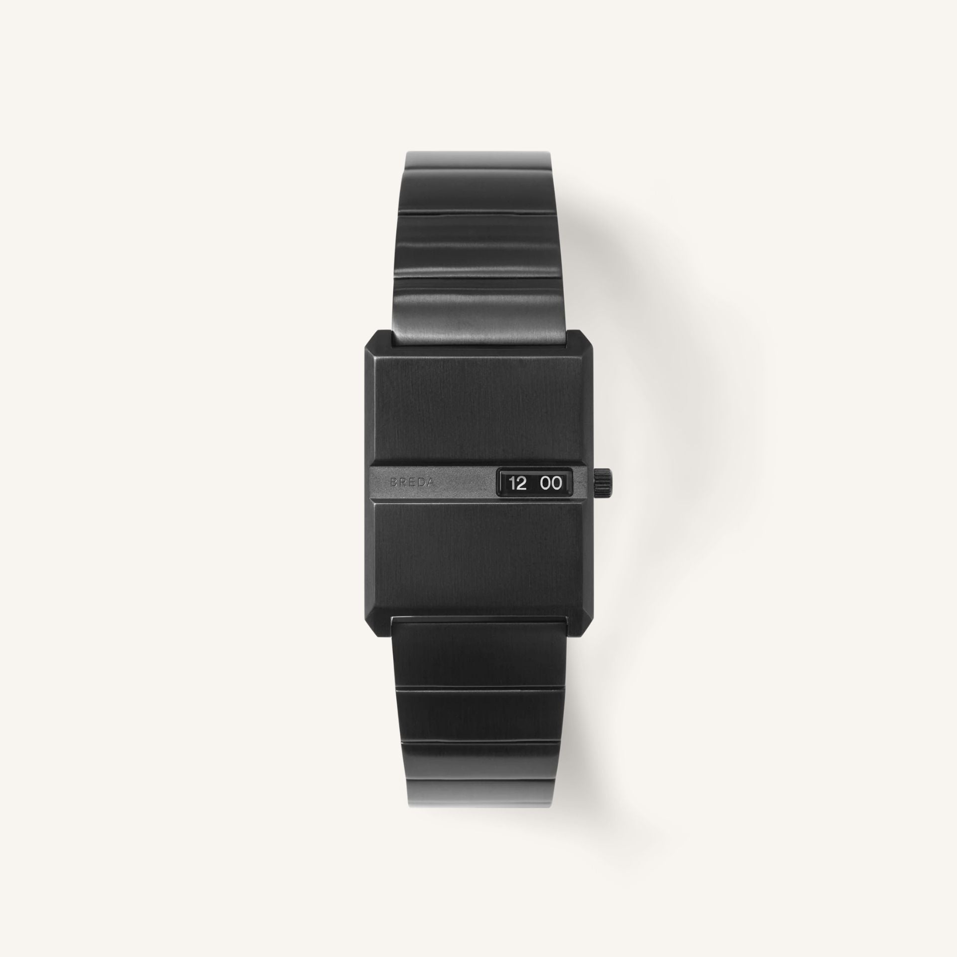 Breda Pulse Unisex Watch of Black Plated Stainless Steel, 26mm, 1750C