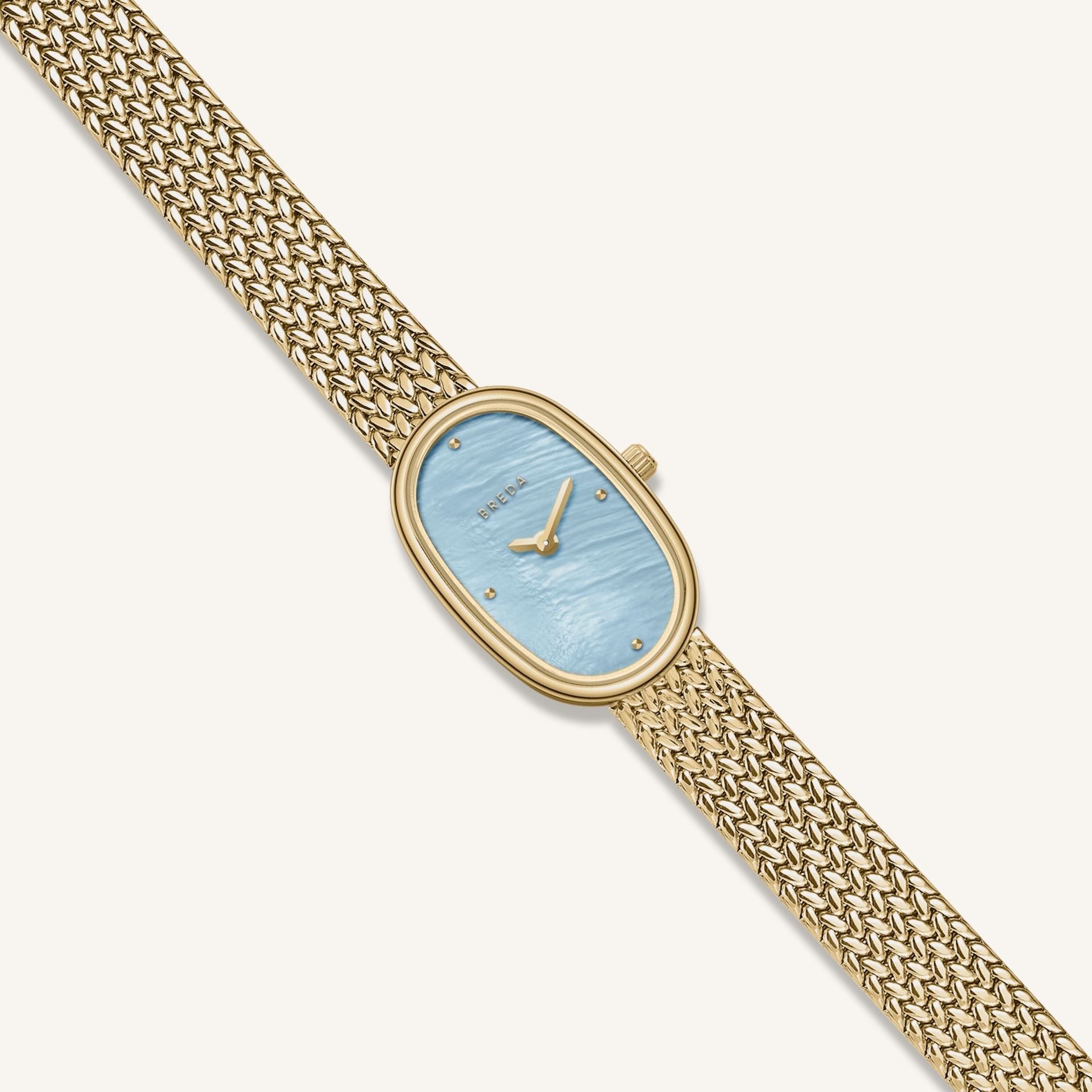 Breda Jane Tethered Unisex Watch of Silver Stainless Steel, 18mm, 1757D