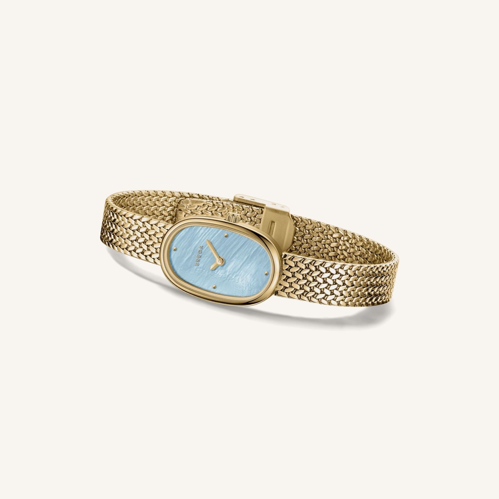 Breda Jane Tethered Unisex Watch of Silver Stainless Steel, 18mm, 1757D