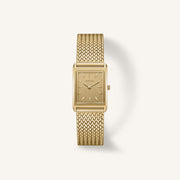 Breda Virgil (Tethered) Small Unisex Watch of Gold/Red Stainless Steel/Thermoplastic Polyurethane, 20mm, 1758A