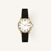Coach Arden Small Ladies Watch of Silver Stainless Steel/Leather Strap, 28mm, 14503612