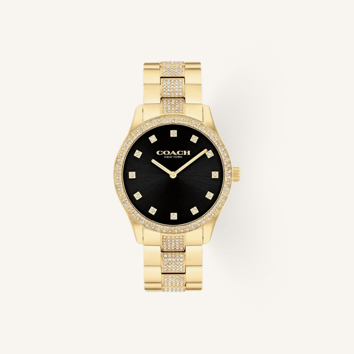 Coach Brooks Ladies Watch of Gold Stainless Steel/Bracelet, 38mm, 14400035