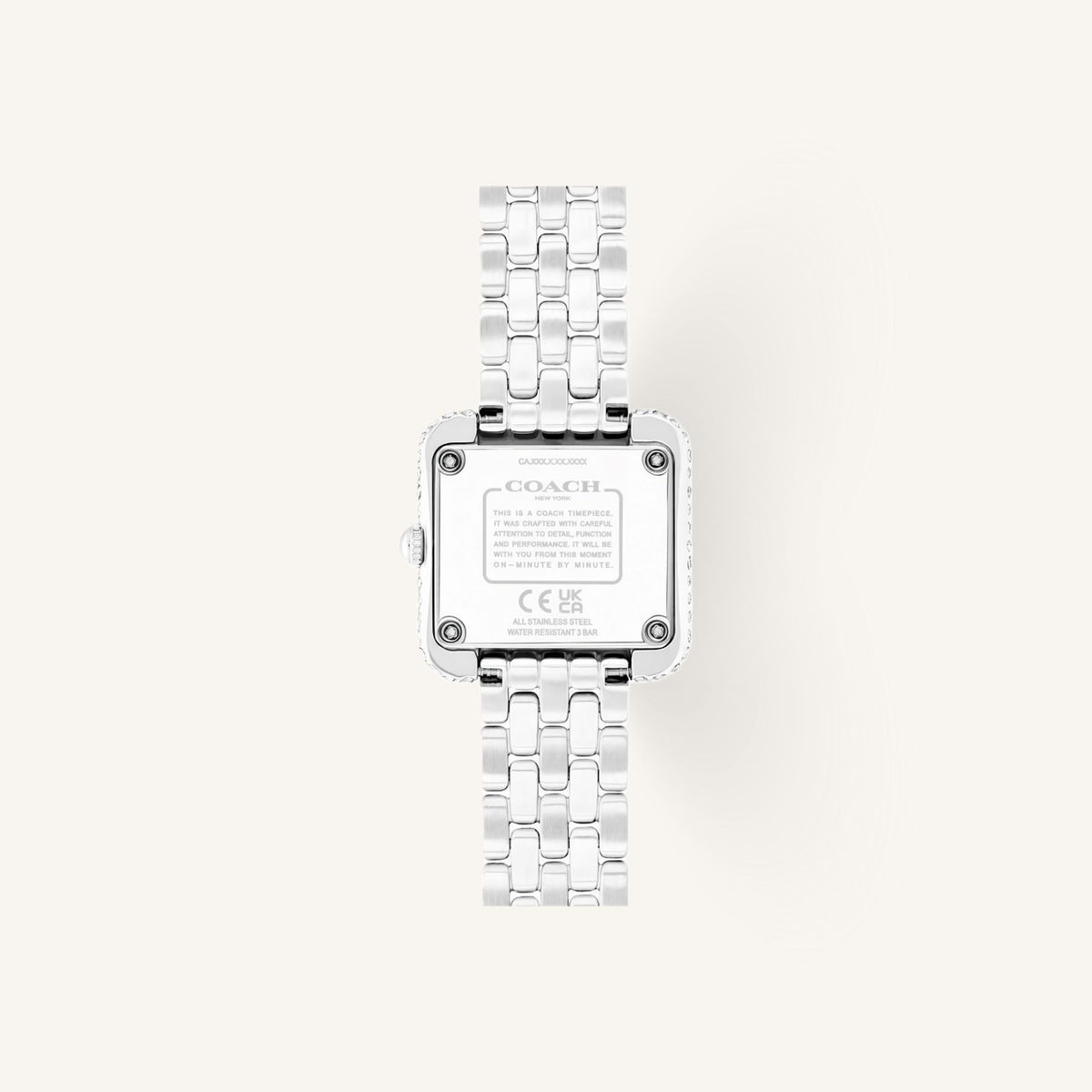 Coach Cass Small Ladies Watch of Silver Stainless Steel/Bracelet, 24mm, 14504558
