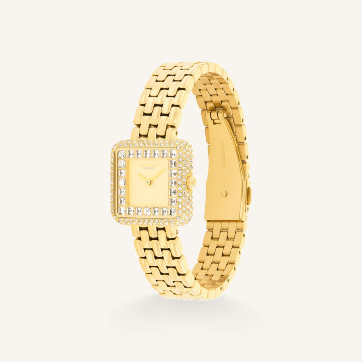 Coach Cass Small Ladies Watch of Gold Stainless Steel/Bracelet, 24mm, 14504559