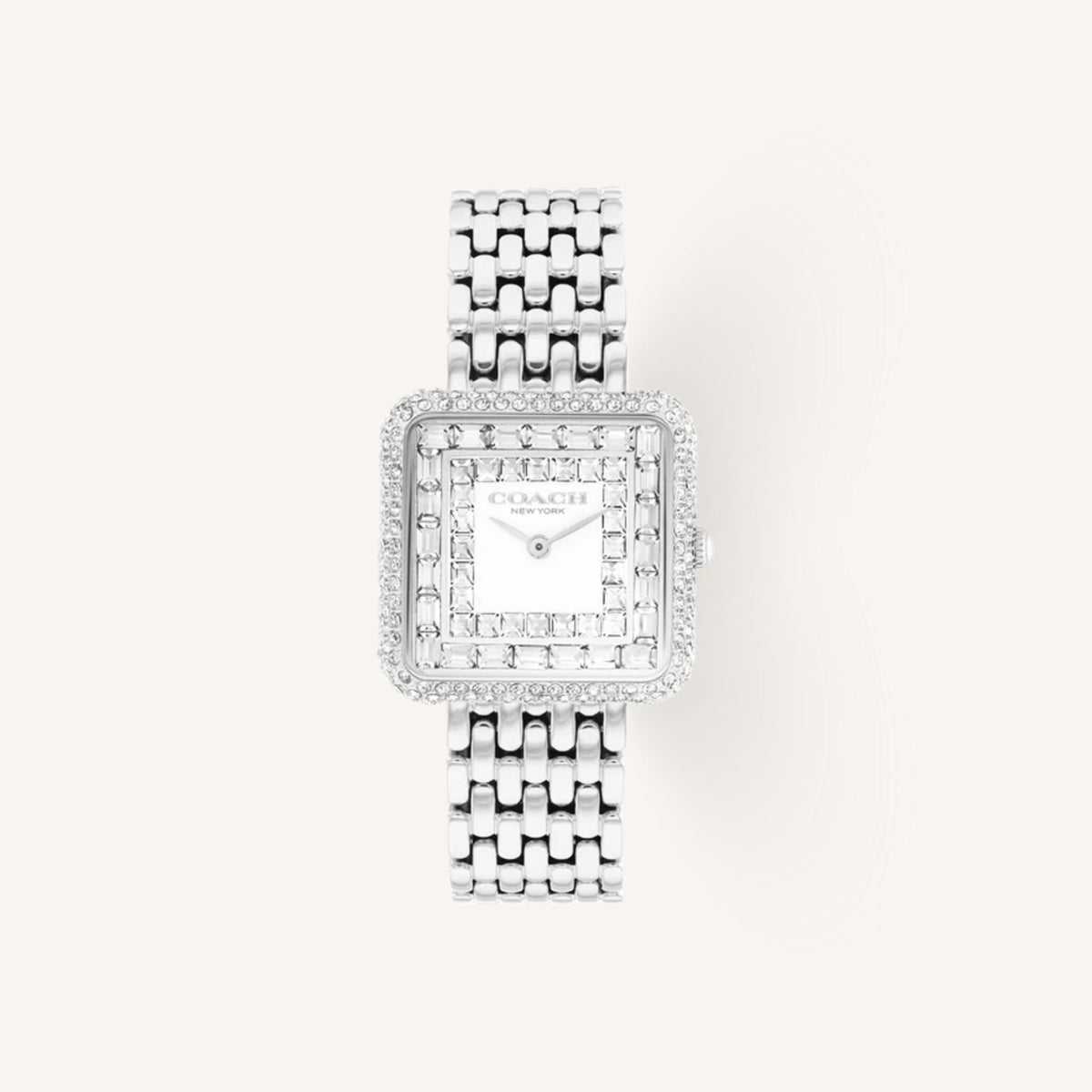 Coach Cass Small Ladies Watch of Silver Stainless Steel/Bracelet, 24mm, 14504575