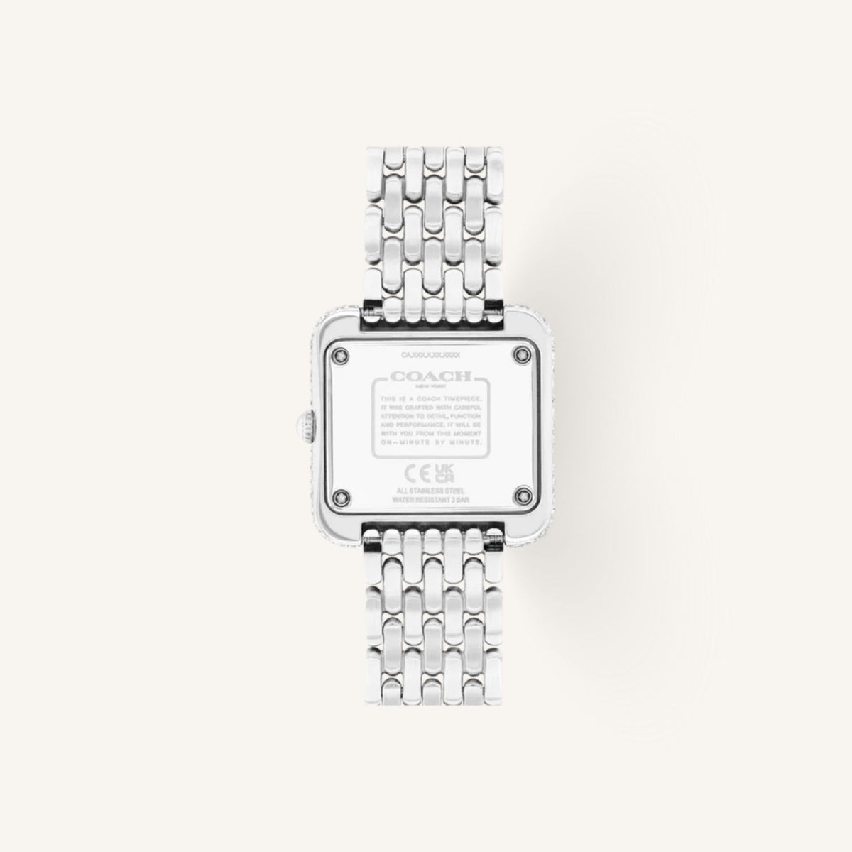 Coach Cass Small Ladies Watch of Silver Stainless Steel/Bracelet, 24mm, 14504575