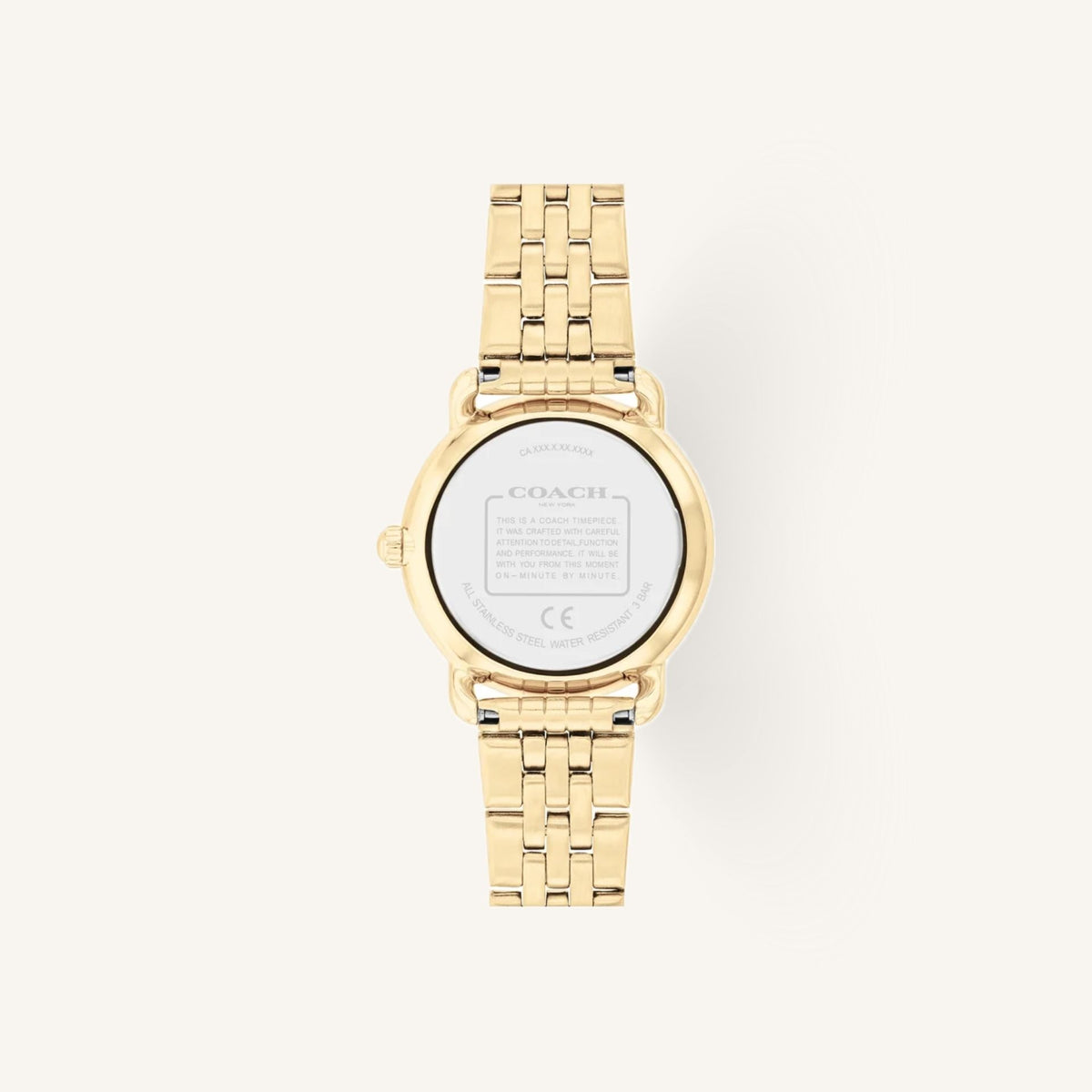 Coach Elliot Small Ladies Watch of Gold Stainless Steel/Bracelet, 28mm, 14504445