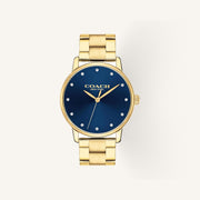 Coach Grand Ladies Watch of Gold Stainless Steel/Bracelet, 36mm, 14503970