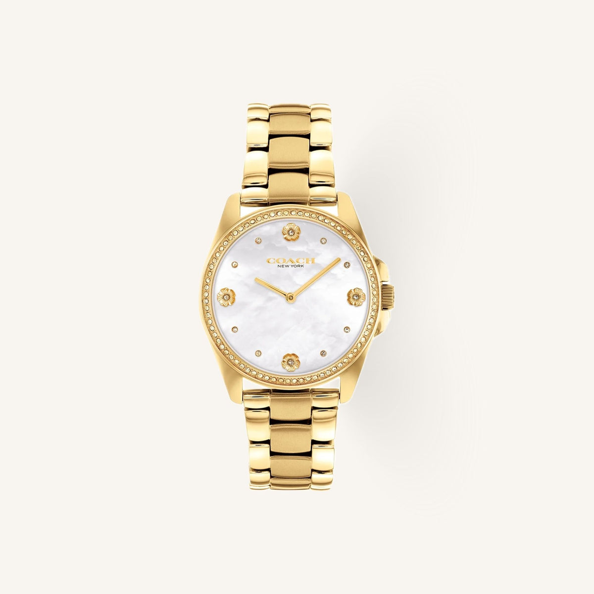 Coach Greyson Ladies Watch of Gold Stainless Steel/Bracelet, 36mm, 14504109