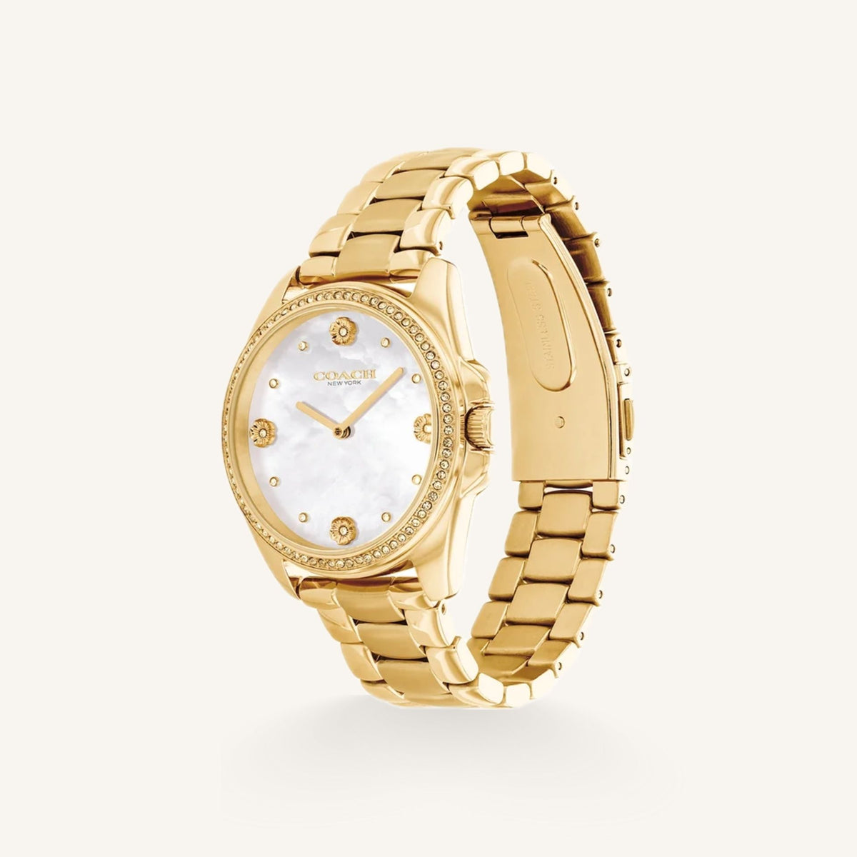Coach Greyson Ladies Watch of Gold Stainless Steel/Bracelet, 36mm, 14504109