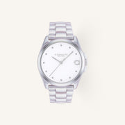 Coach Greyson Ladies Watch of White Ceramic/Bracelet, 36mm, 14504390