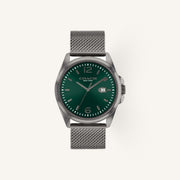 Coach Greyson Mens Watch of Gunmetal Stainless Steel/Mesh Bracelet, 41mm, 14602619