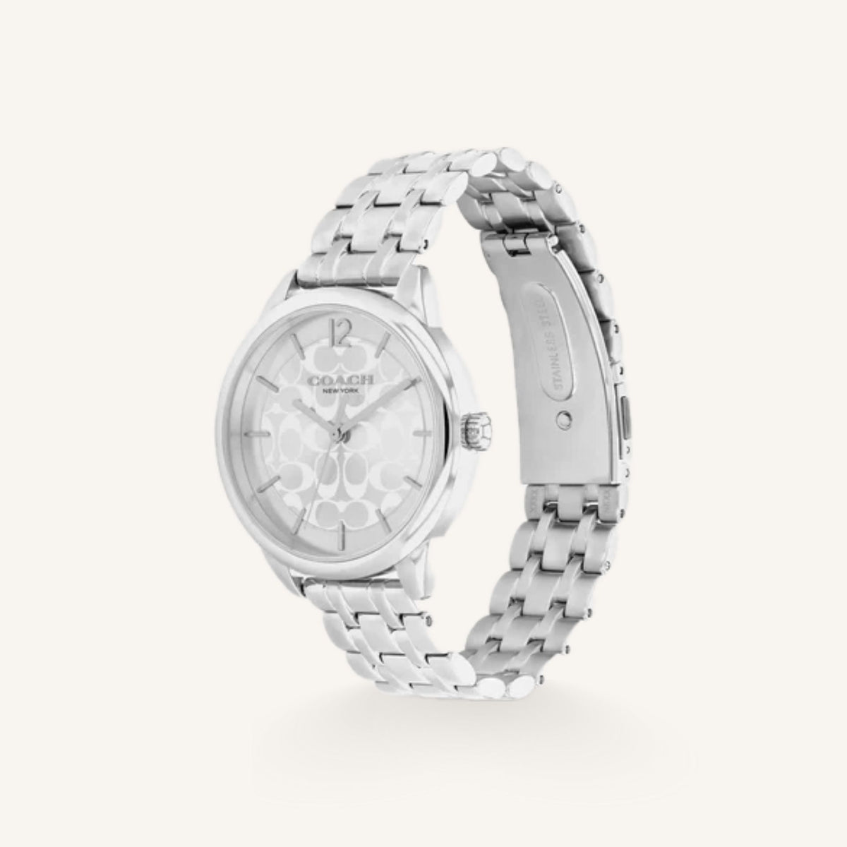 Coach Olivia Ladies Watch of Silver Stainless Steel/Bracelet, 34mm, 14504711