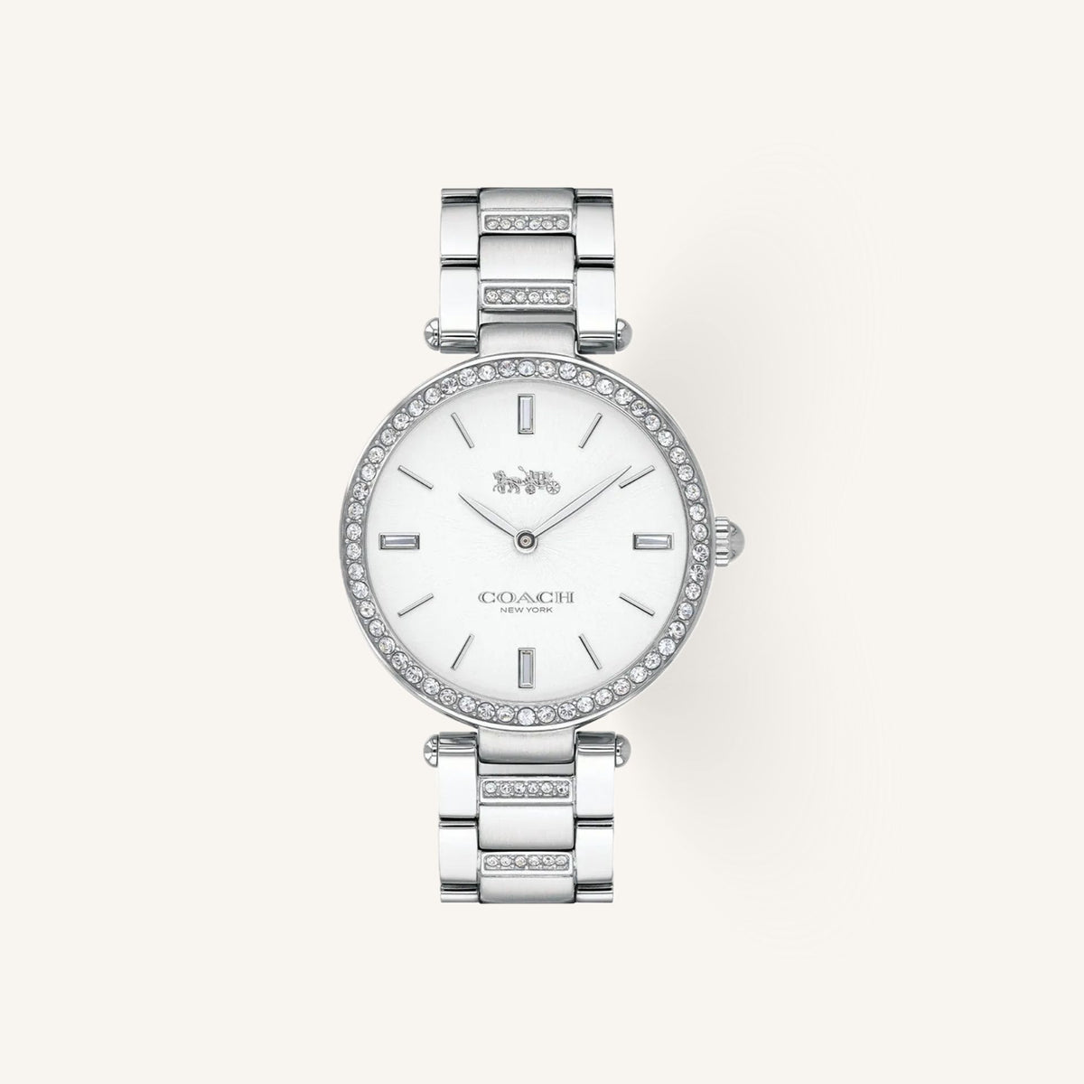 Coach Park Ladies Watch of Silver Stainless Steel/Bracelet, 34mm, 14503092