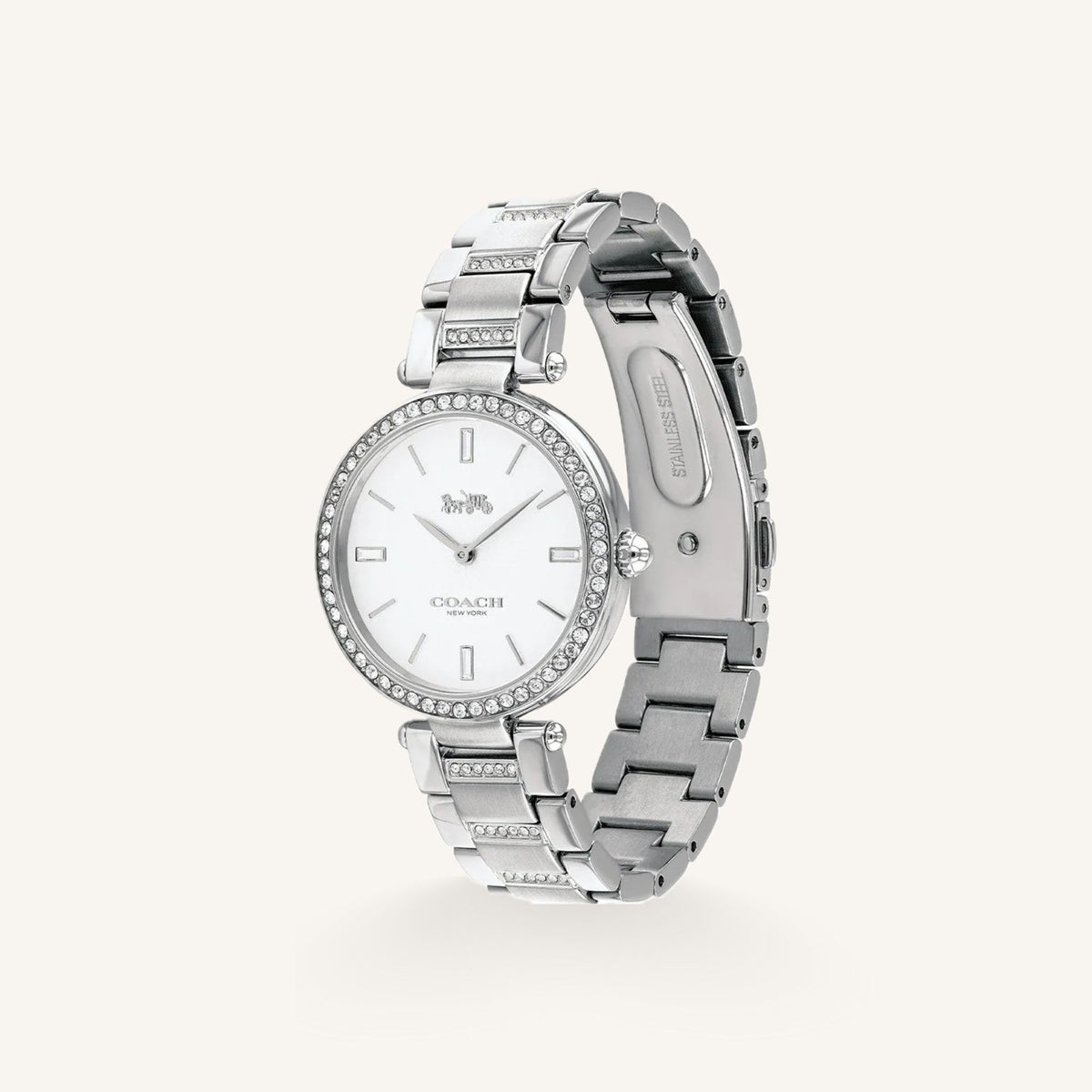 Coach Park Ladies Watch of Silver Stainless Steel/Bracelet, 34mm, 14503092