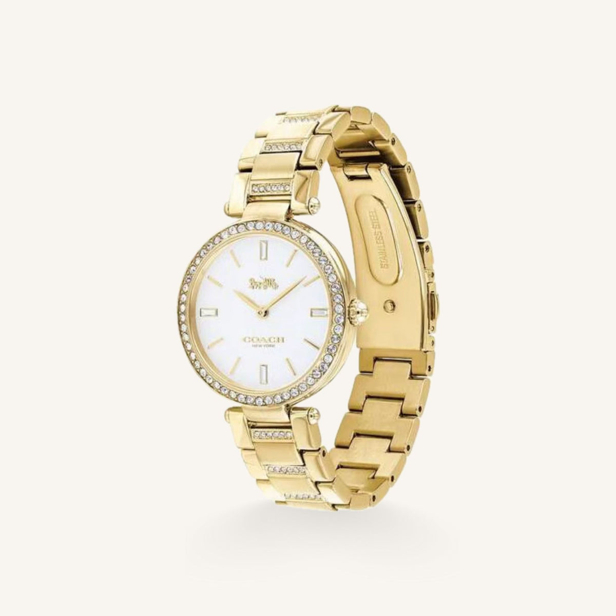 Coach Park Ladies Watch of Gold Stainless Steel/Bracelet, 34mm, 14503093