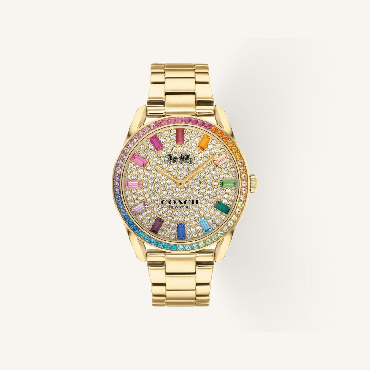 Coach Preston Ladies Watch of Gold Stainless Steel/Bracelet, 36mm, 14503657