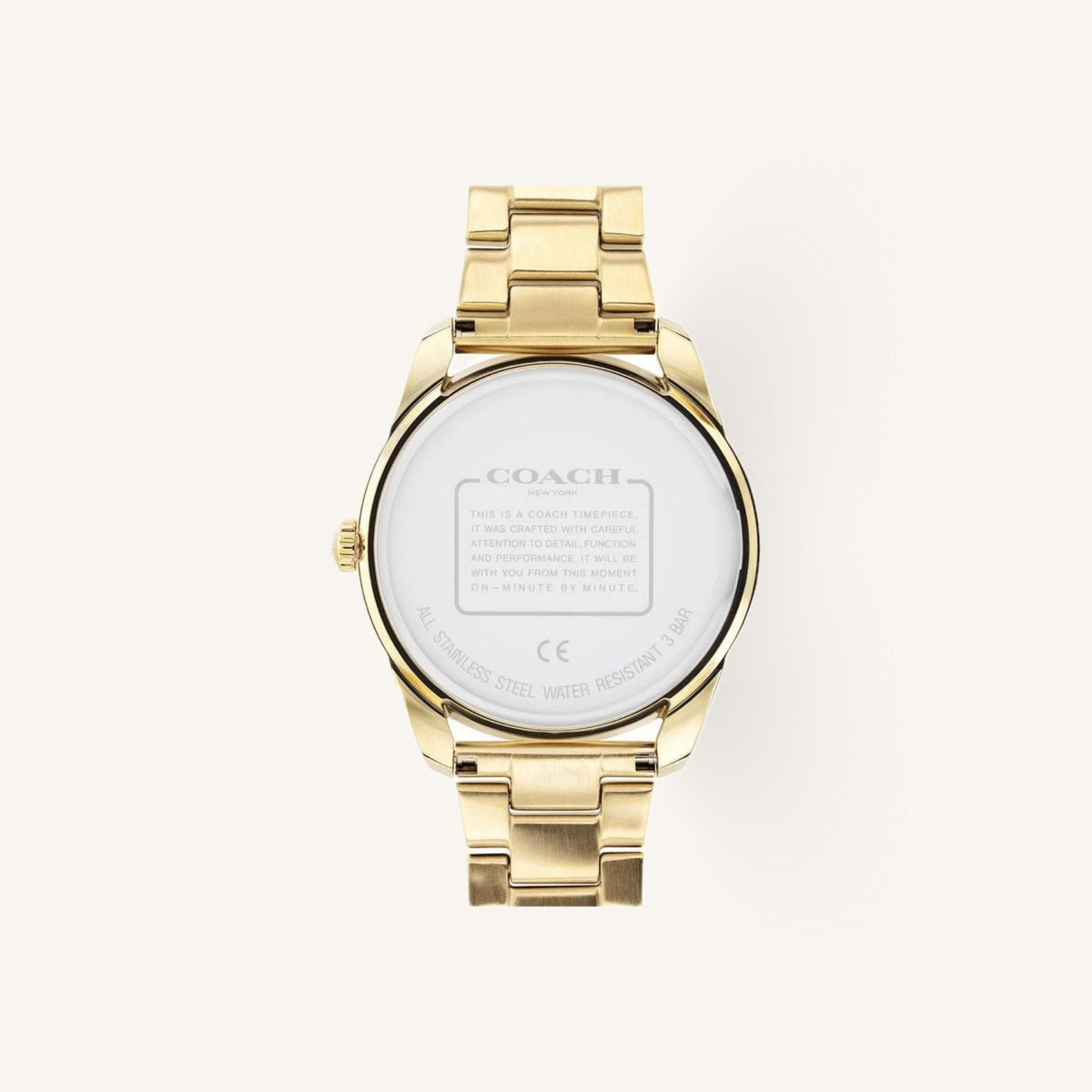 Coach Preston Ladies Watch of Gold Stainless Steel/Bracelet, 36mm, 14503657