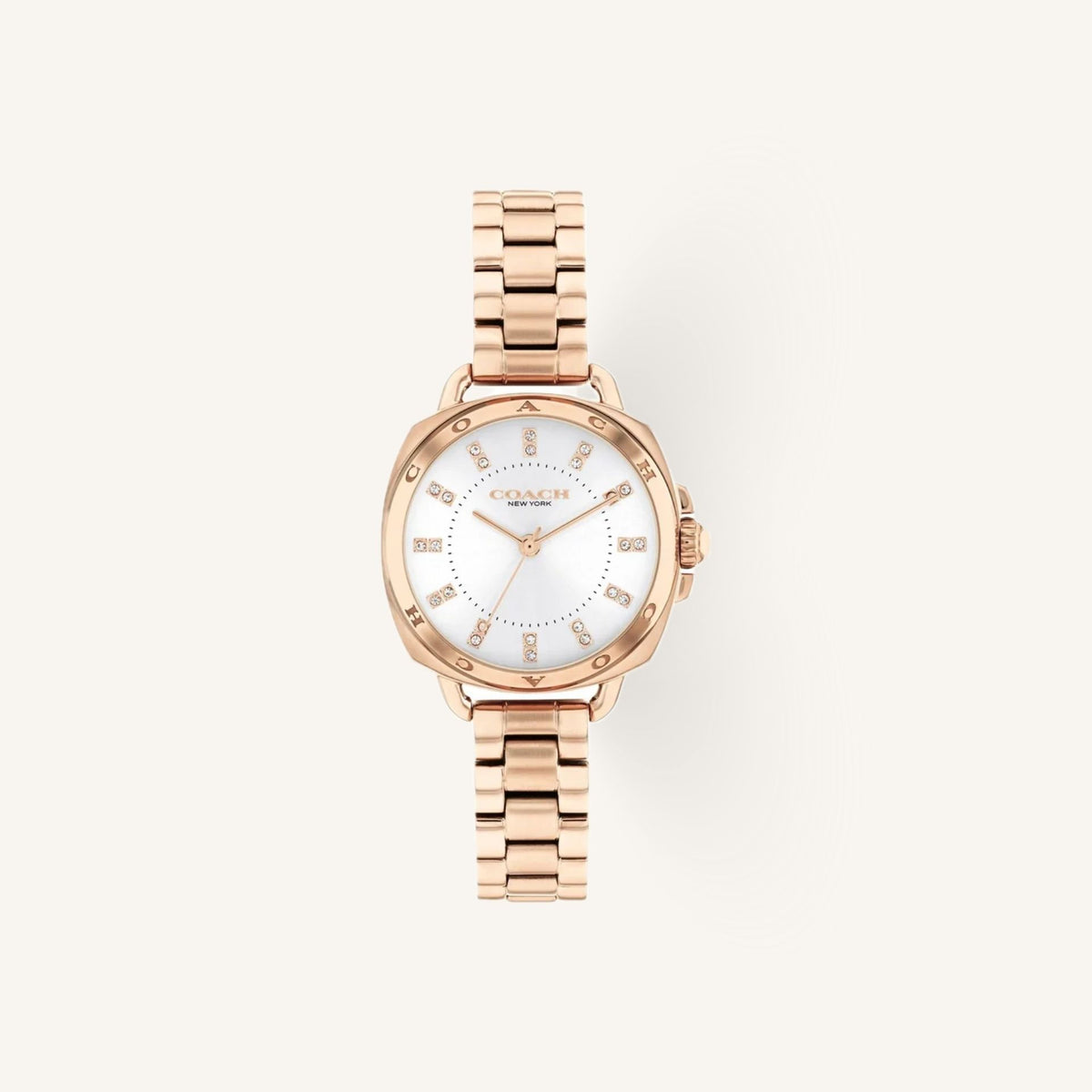 Coach Tatum Small Ladies Watch of Rose Gold Stainless Steel/Bracelet, 28mm, 14504154