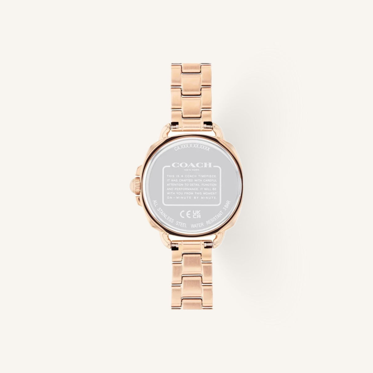 Coach Tatum Small Ladies Watch of Rose Gold Stainless Steel/Bracelet, 28mm, 14504154