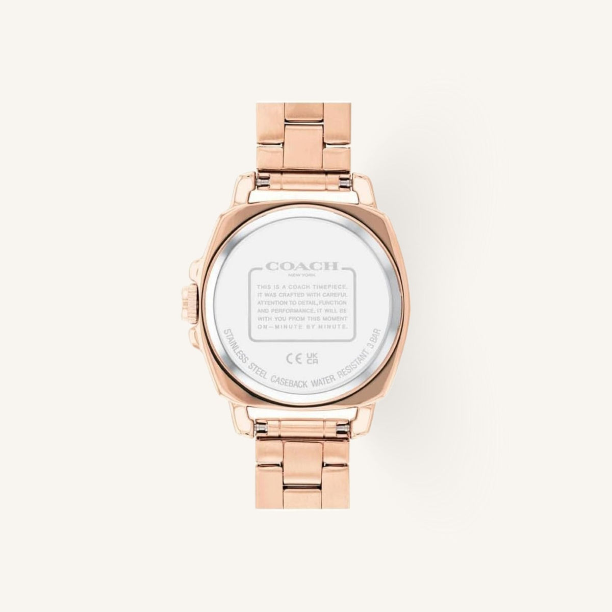 Coach Boyfriend Ladies Watch of Rose Gold Stainless Steel/Bracelet Gift Set, 34mm, 14000087