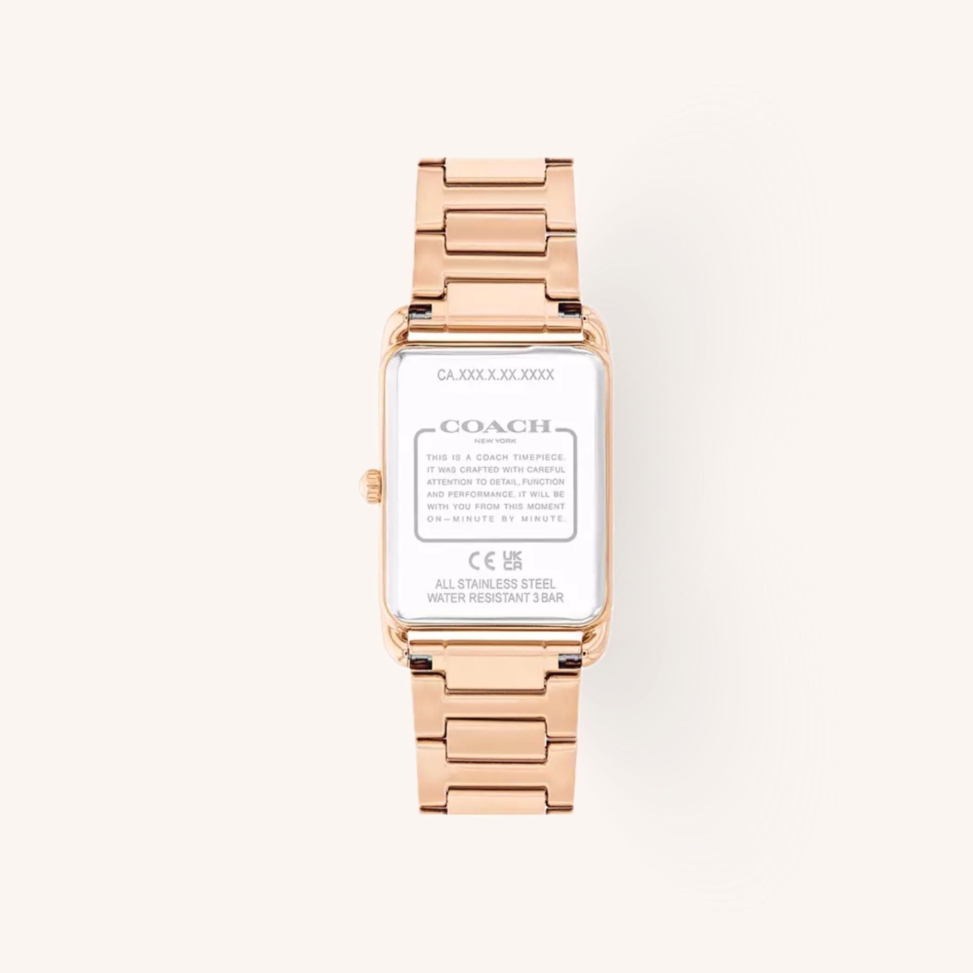 Coach Elliot 14400047 Rose Gold-Tone Round Stainless Steel Bracelet Watch, 36mm