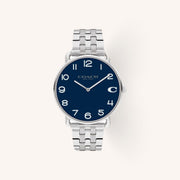 Coach Elliot 14602667 Silver Dial Round Stainless Steel Mesh Bracelet Watch, 41mm