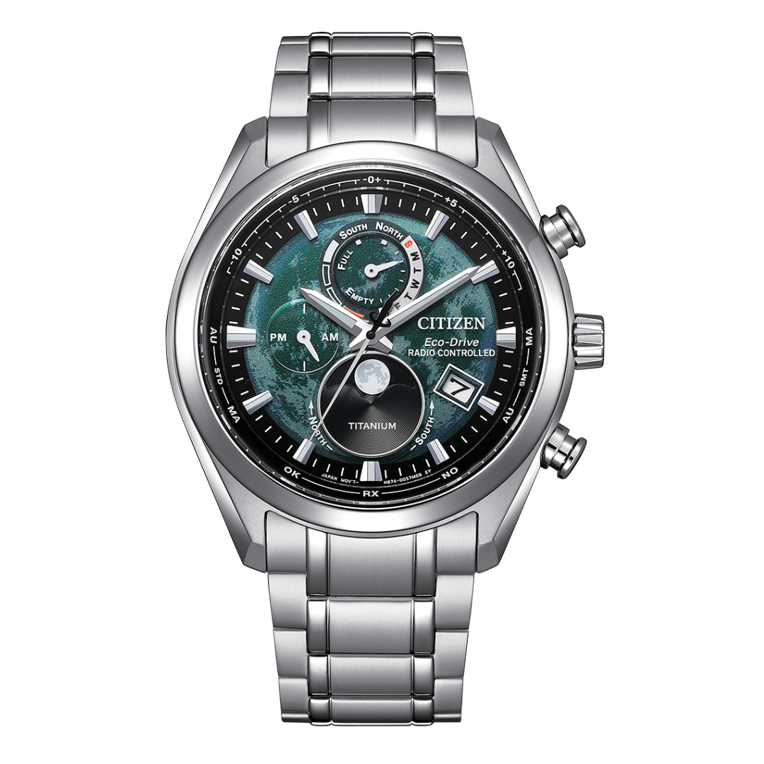 Citizen Watch Radio-controlled Moon Phase Eco-Drive BY1010-81X